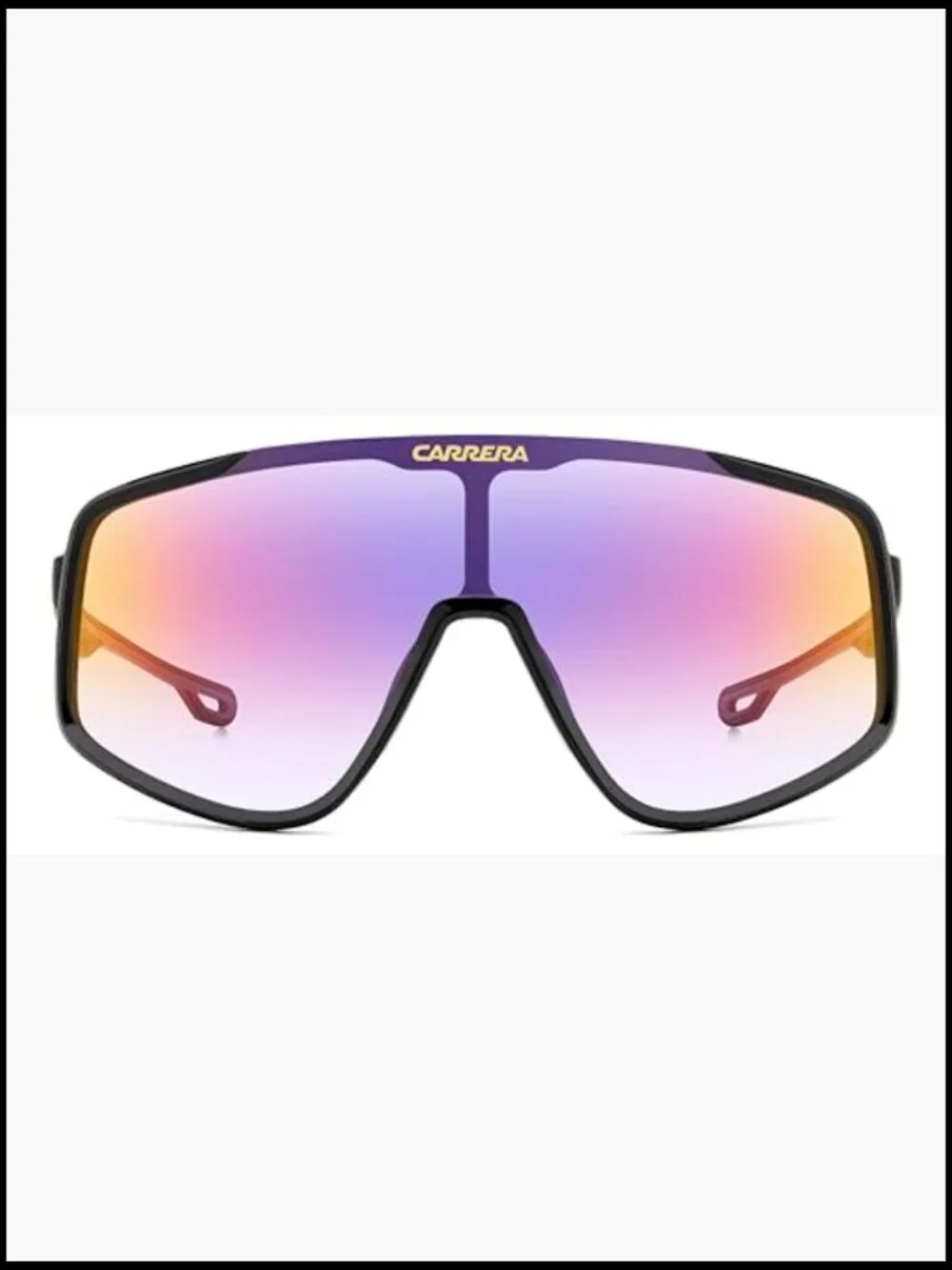 Limited Edition Festival Oversized Shield Sunglasses w/ Case